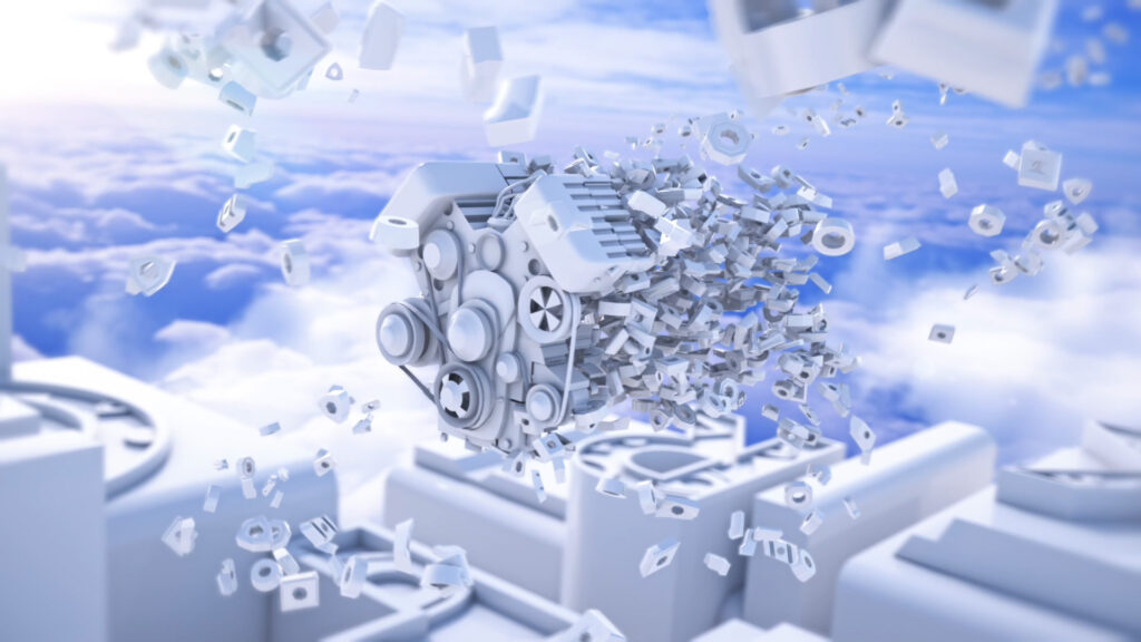 KORLOY 절삭공구 제품군이 다양한 산업으로 확장되는 기업 3D홍보영상 Full 3D CGI 장면