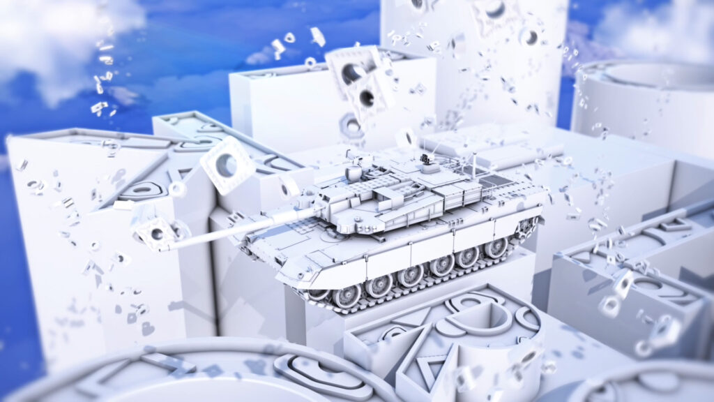 KORLOY 브랜드 메시지를 상징적으로 표현한 기업 3D홍보영상 Full 3D CGI 엔딩 장면