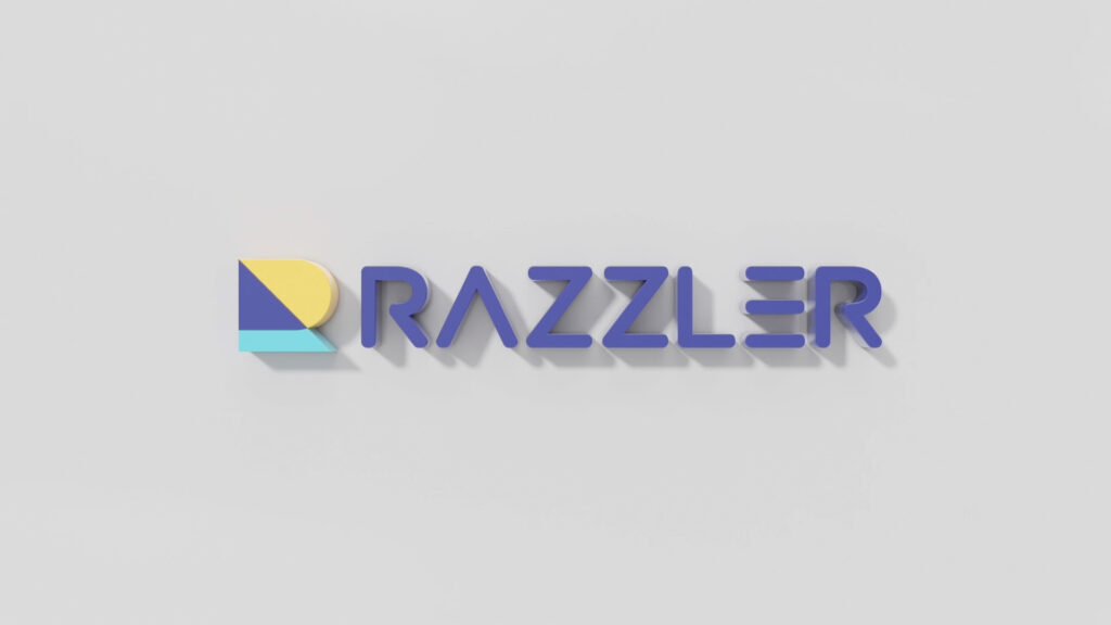 레즐러(Razzler)의 브랜드 아이덴티티를 완성한 브랜드 3D 영상 제작 최종 브랜드필름 장면