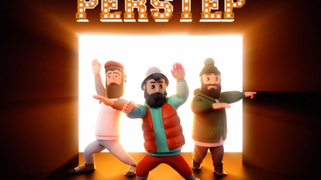 FIRSTEP 브랜드 캐릭터 제작 프로젝트의 최종 Full 3D CGI 결과 이미지