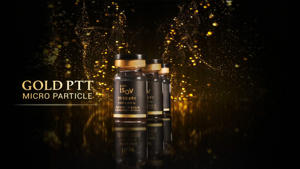 Gold PTT 안티링클 화장품 앰플 브랜드 비주얼