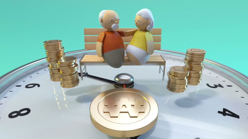 KB연금펀드 금융 3D 홍보영상 제작 최종 결과 이미지 02
