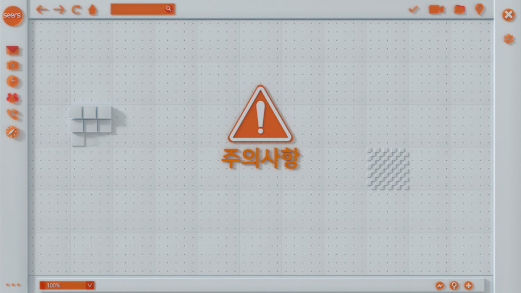 mobiCARE MC200M 의료기기 사용 주의사항 3D 그래픽