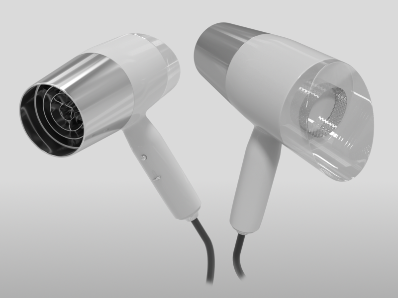 제품 3D모델링과 재질 작업을 완료한 최종 CGI 렌더링